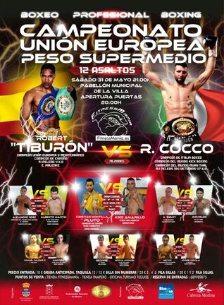 Cartel Campeonato de Europa de Boxeo