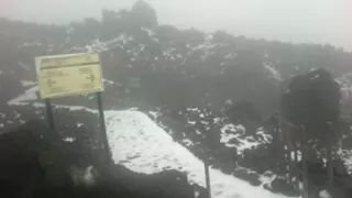 Nieva en Tenerife