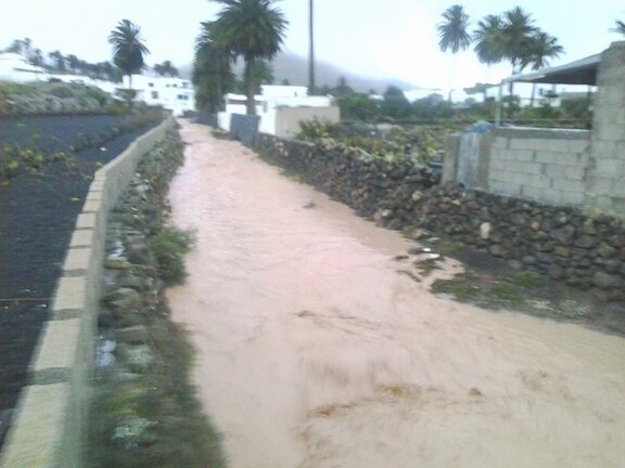 Los barrancos corrieron en Haría 2