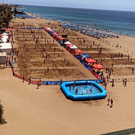 Torneo Internacional de voley playa en Puerto del Carmen 2