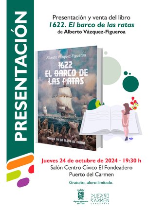 24 oct Presentación del libro 1622 El barco de las ratas