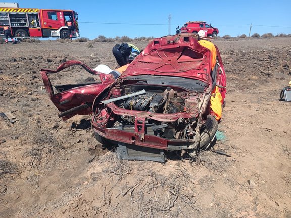 Accidente mortal en Playa Blanca