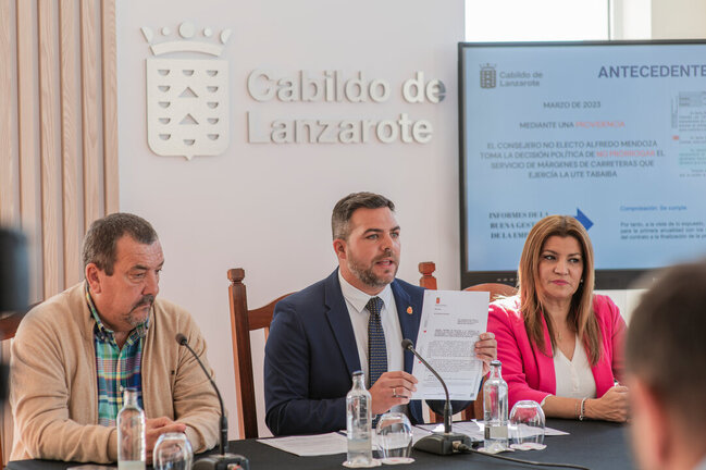 El Cabildo da luz verde a la recuperación del Servicio de Márgenes de Carreteras